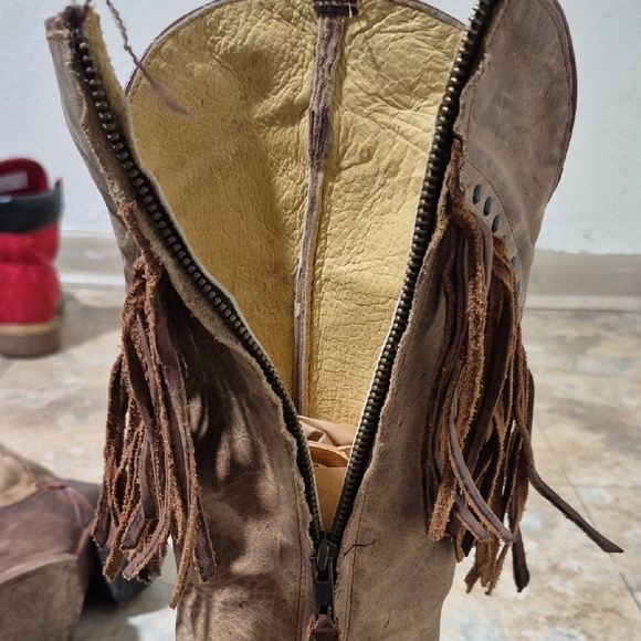 TONY LAMA WOMEN'S MOSTO TUCSON SNIP TOE WESTERN BOOTS VF3036 SIZE 6 B SIDE ZIP - Picture 16 of 16